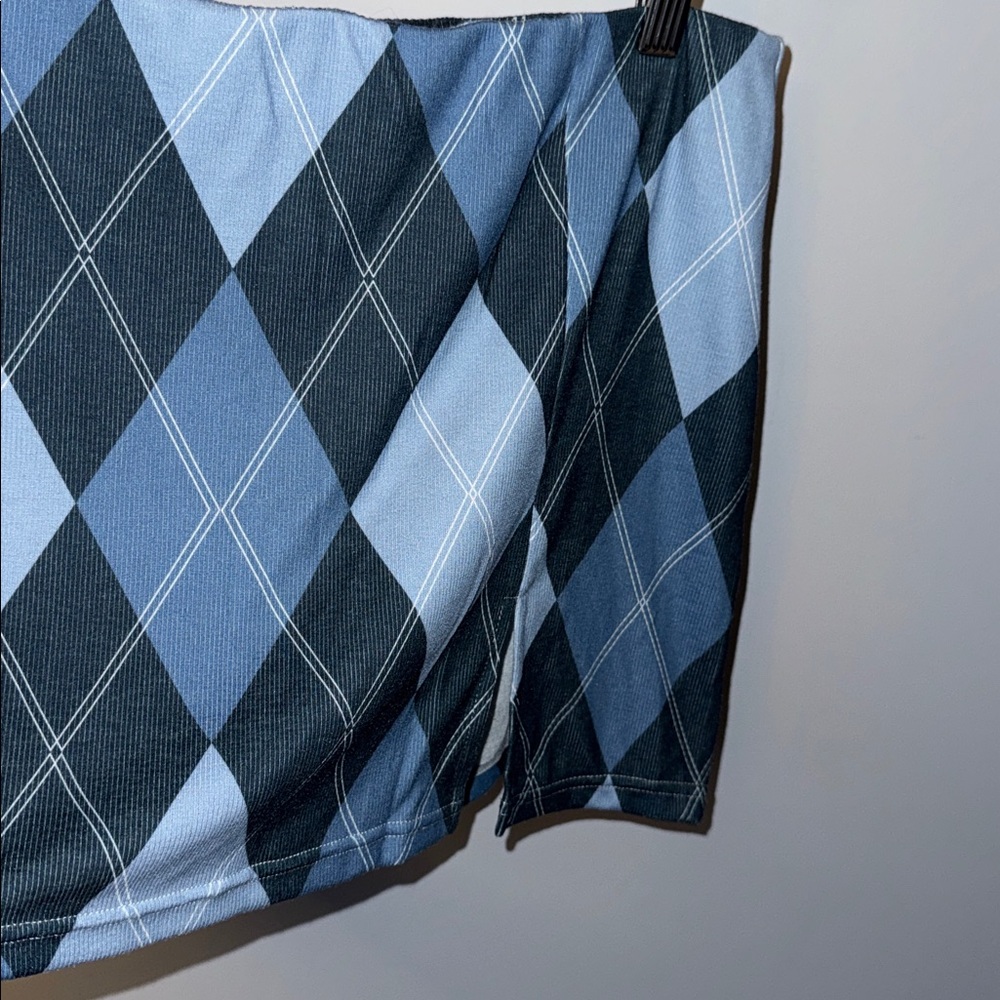 Long sleeve tie top and mini skirt Set - Picture 7 of 12